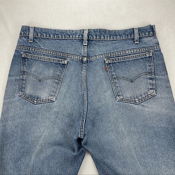 Levis Orange Tab 517 Bootcut MADE IN USA (40x32) Rare No Label Vintage Classic - Picture 1 of 13